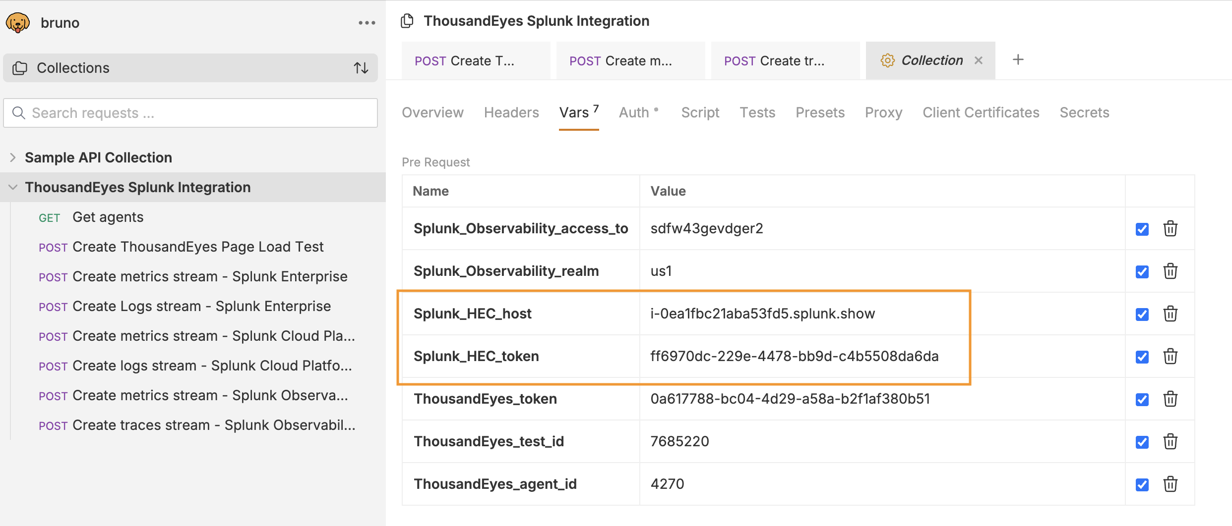 Splunk Enterprise Variables