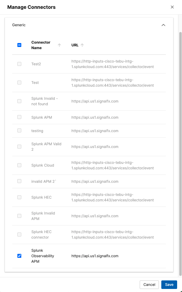 Create Operation Assignment Splunk APM